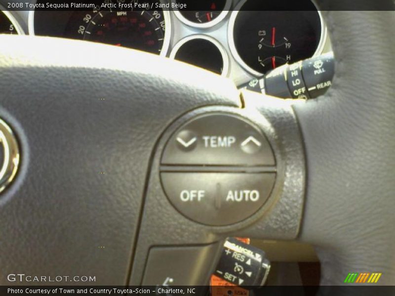 Arctic Frost Pearl / Sand Beige 2008 Toyota Sequoia Platinum