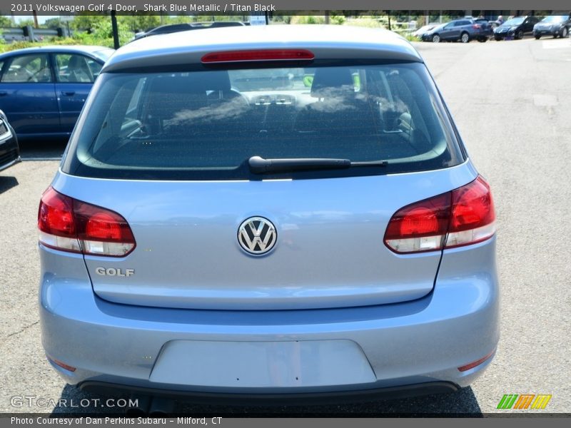 Shark Blue Metallic / Titan Black 2011 Volkswagen Golf 4 Door