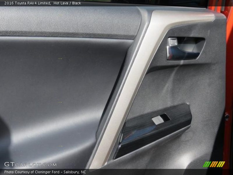 Hot Lava / Black 2016 Toyota RAV4 Limited
