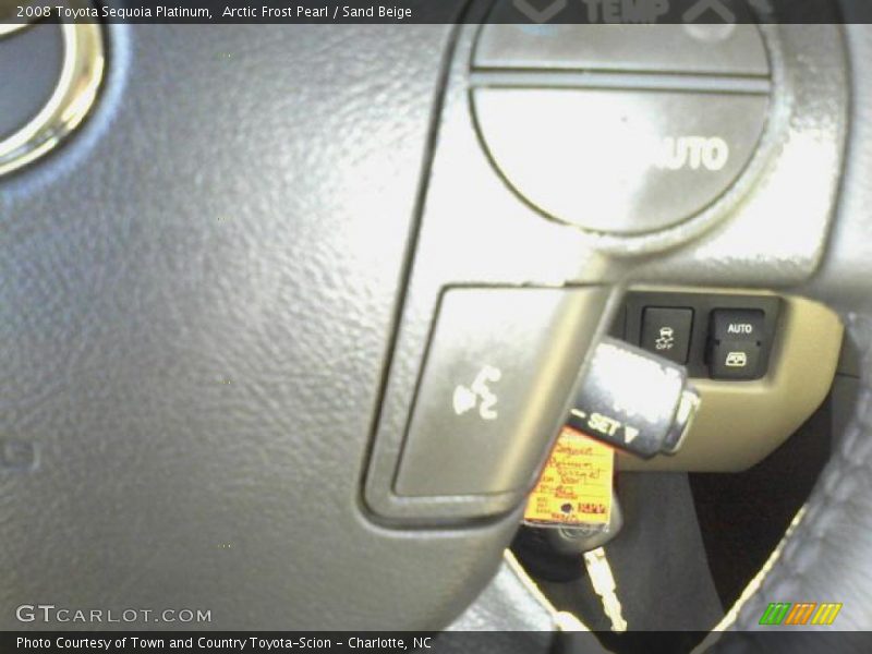 Arctic Frost Pearl / Sand Beige 2008 Toyota Sequoia Platinum