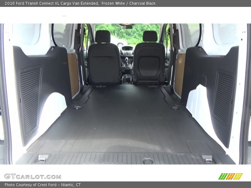 Frozen White / Charcoal Black 2016 Ford Transit Connect XL Cargo Van Extended