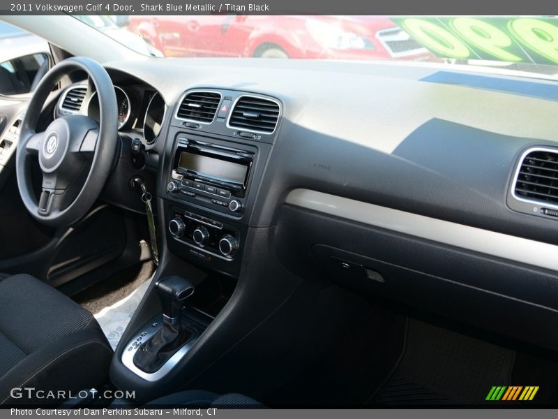 Shark Blue Metallic / Titan Black 2011 Volkswagen Golf 4 Door