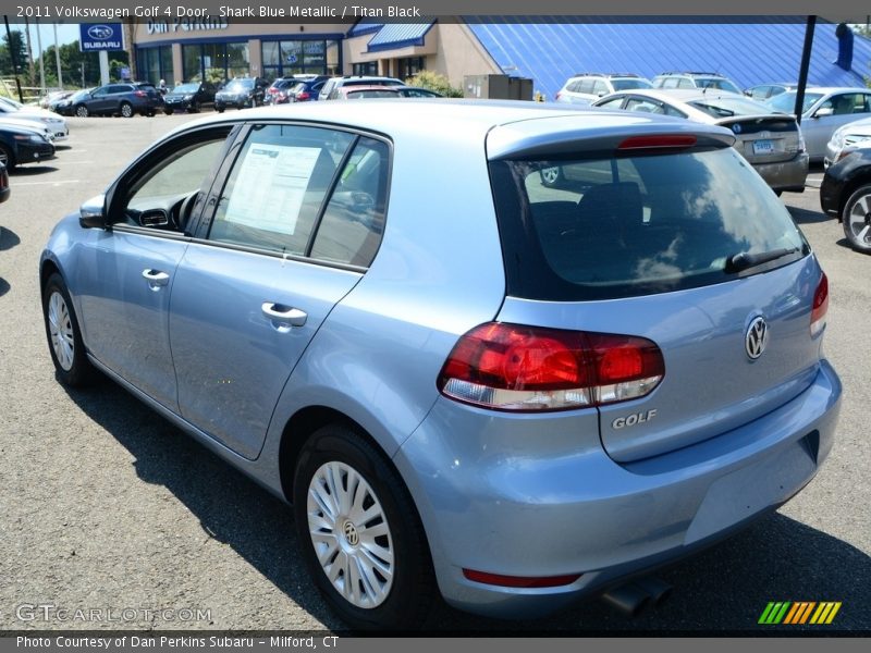 Shark Blue Metallic / Titan Black 2011 Volkswagen Golf 4 Door