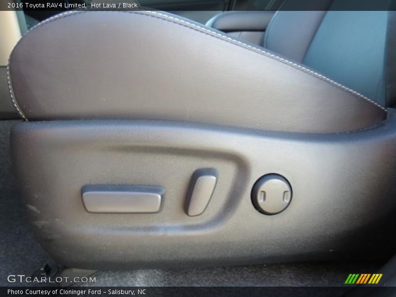 Hot Lava / Black 2016 Toyota RAV4 Limited