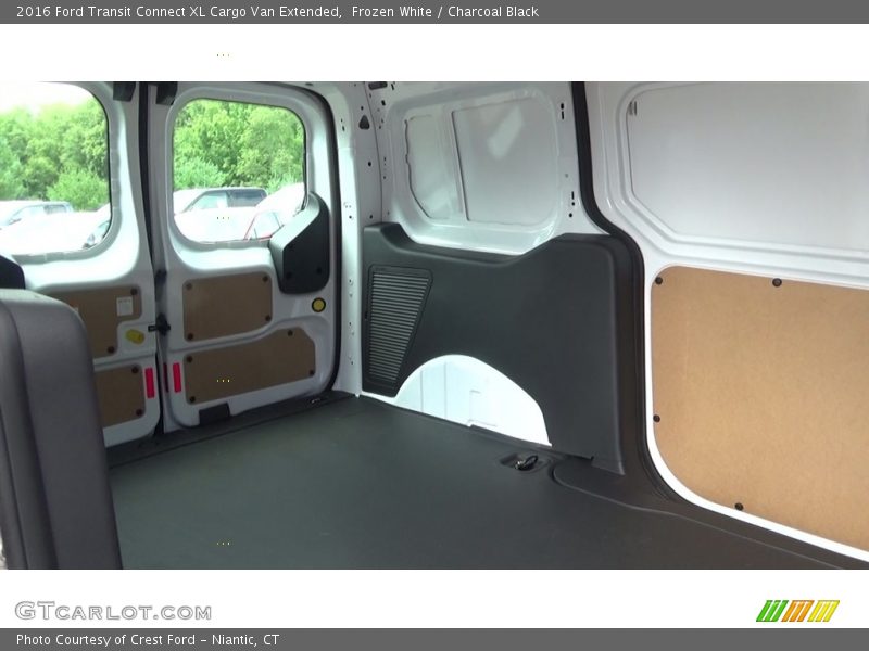 Frozen White / Charcoal Black 2016 Ford Transit Connect XL Cargo Van Extended