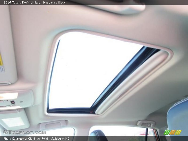 Hot Lava / Black 2016 Toyota RAV4 Limited