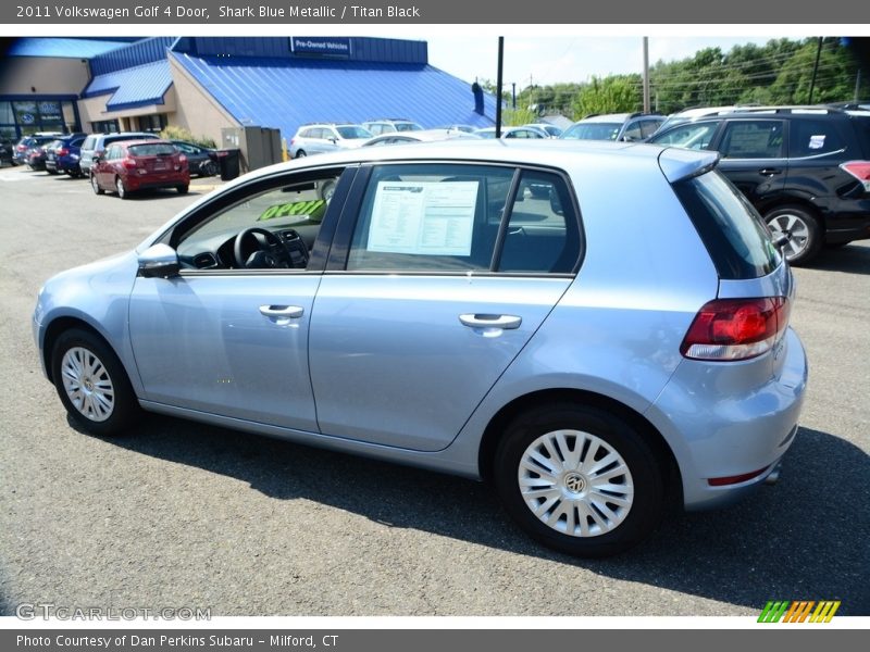 Shark Blue Metallic / Titan Black 2011 Volkswagen Golf 4 Door