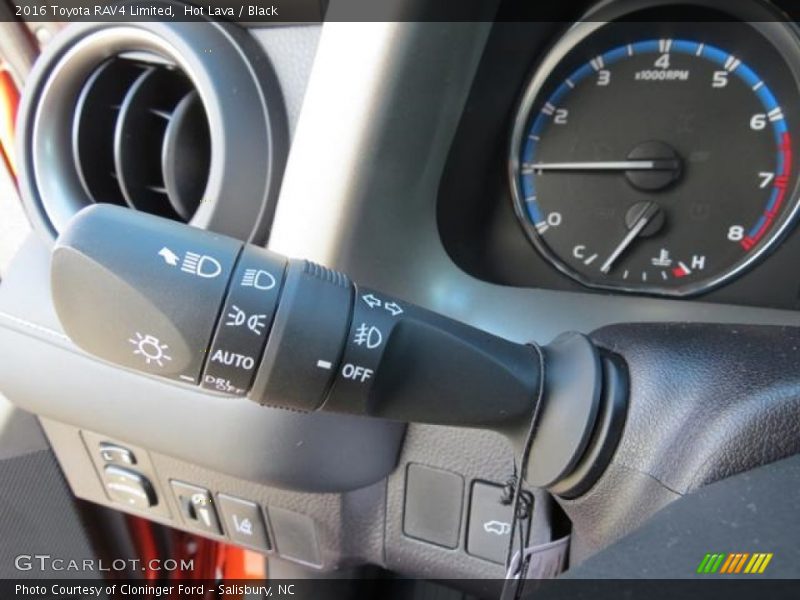 Hot Lava / Black 2016 Toyota RAV4 Limited