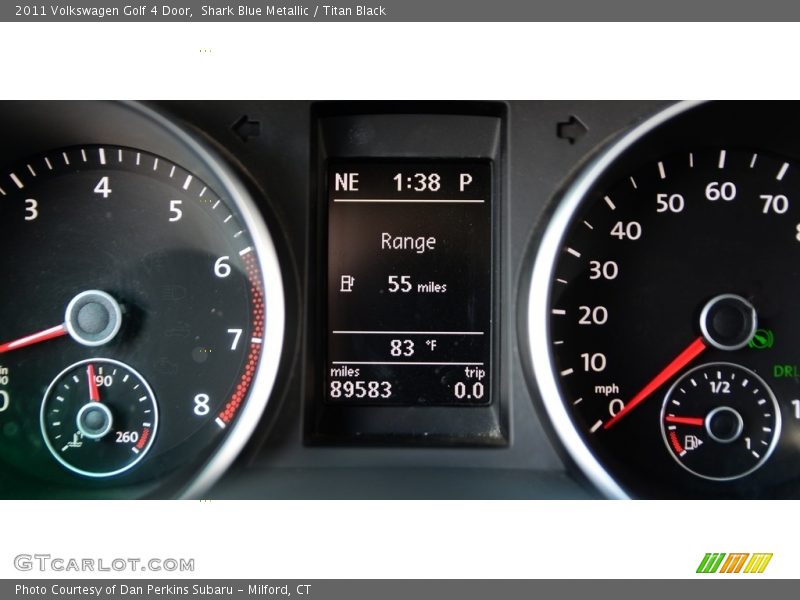 Shark Blue Metallic / Titan Black 2011 Volkswagen Golf 4 Door