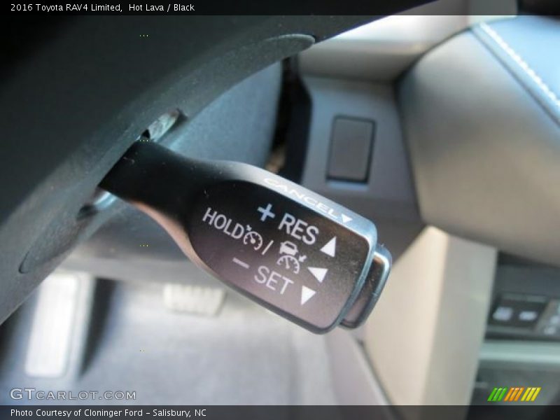 Hot Lava / Black 2016 Toyota RAV4 Limited