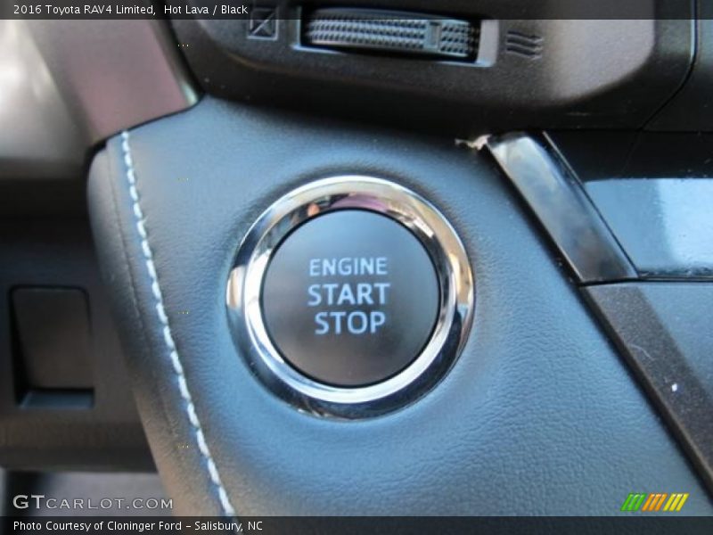 Hot Lava / Black 2016 Toyota RAV4 Limited