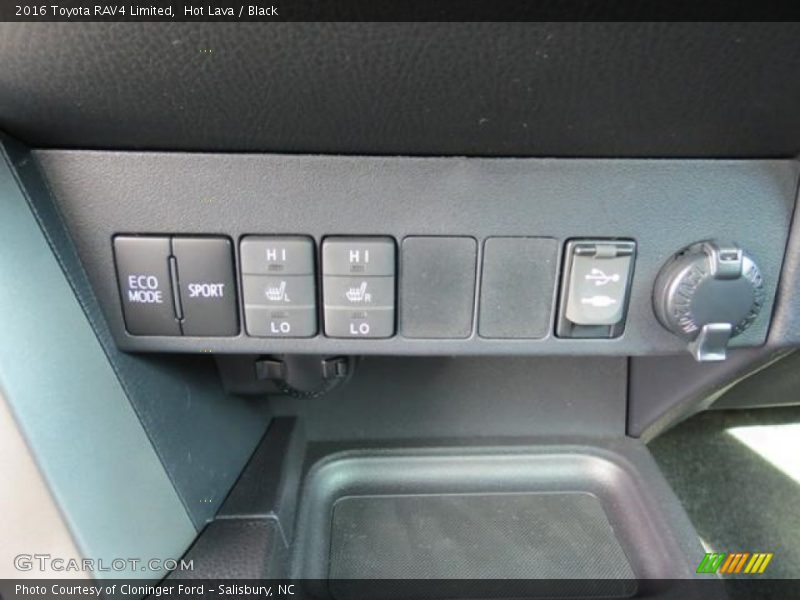 Hot Lava / Black 2016 Toyota RAV4 Limited