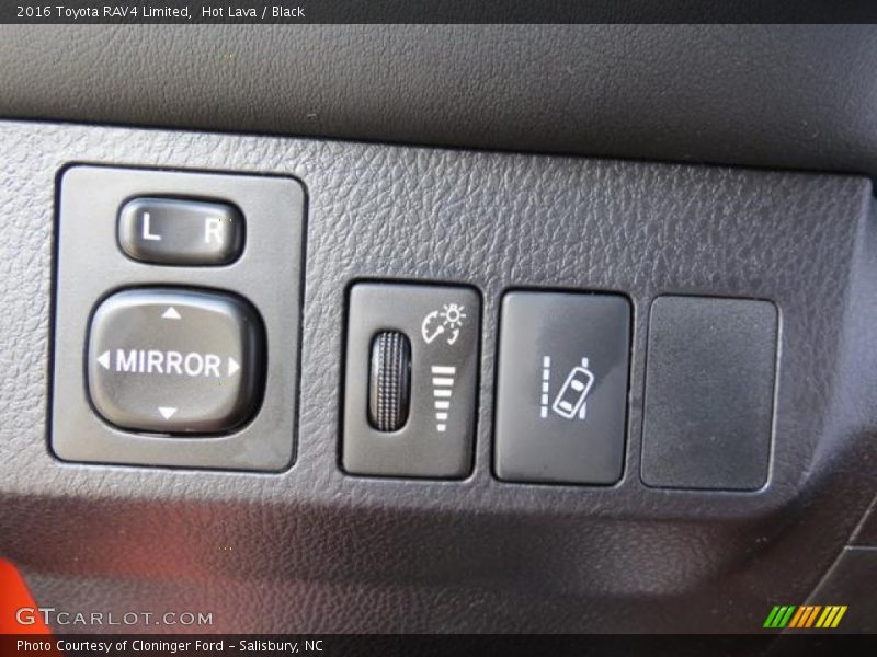 Hot Lava / Black 2016 Toyota RAV4 Limited