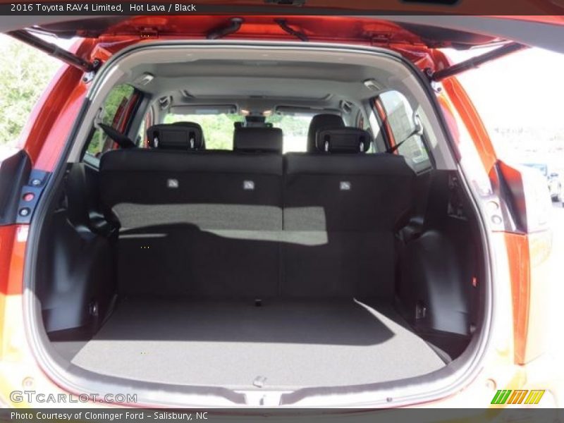 Hot Lava / Black 2016 Toyota RAV4 Limited