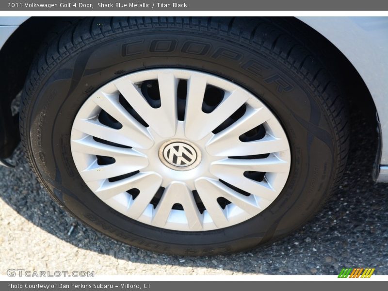 Shark Blue Metallic / Titan Black 2011 Volkswagen Golf 4 Door