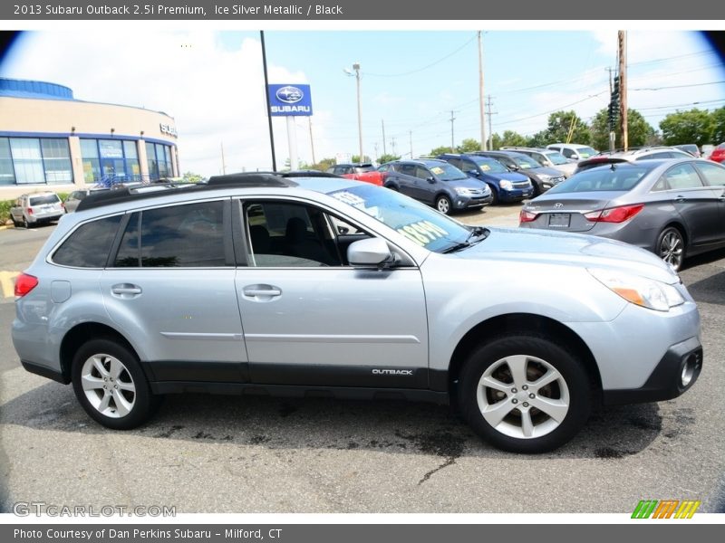 Ice Silver Metallic / Black 2013 Subaru Outback 2.5i Premium