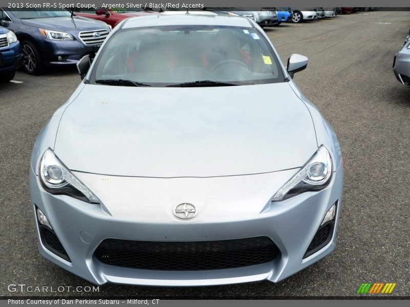 Argento Silver / Black/Red Accents 2013 Scion FR-S Sport Coupe