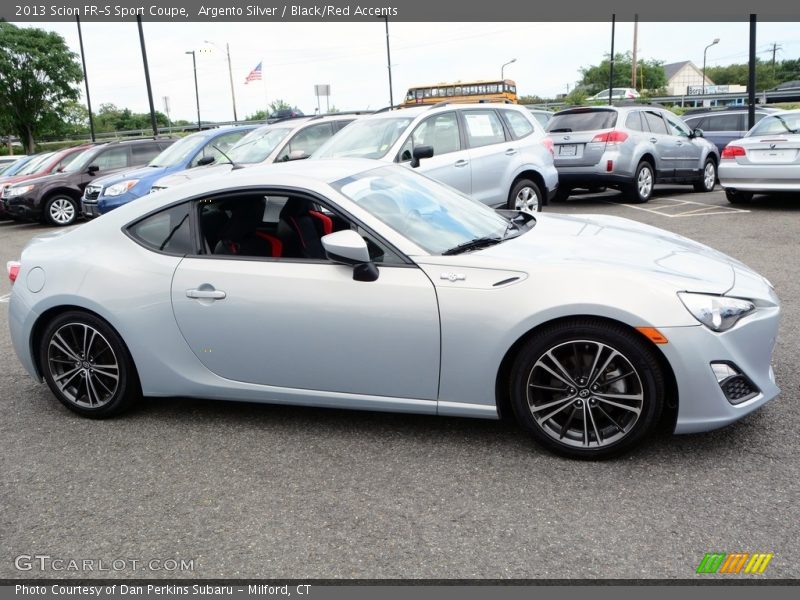 Argento Silver / Black/Red Accents 2013 Scion FR-S Sport Coupe