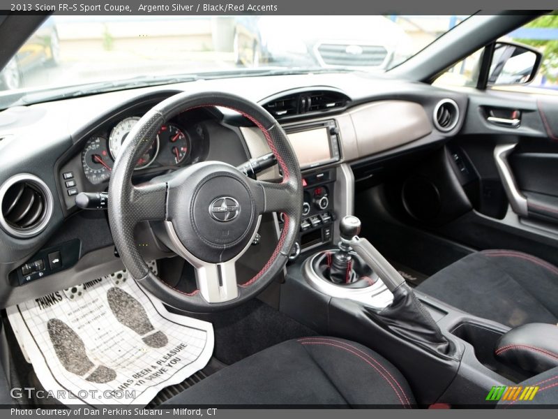 Argento Silver / Black/Red Accents 2013 Scion FR-S Sport Coupe