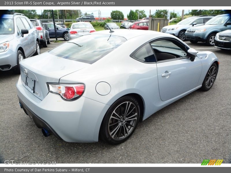 Argento Silver / Black/Red Accents 2013 Scion FR-S Sport Coupe