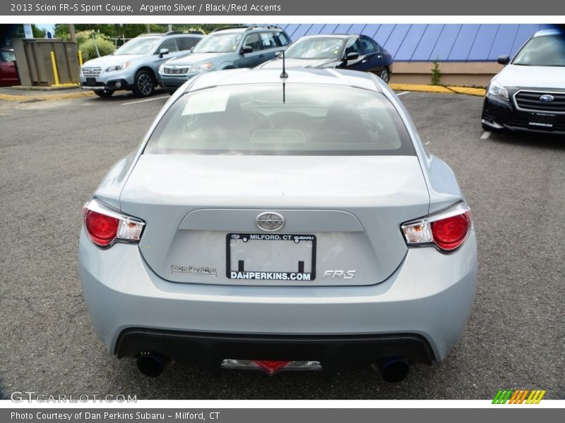 Argento Silver / Black/Red Accents 2013 Scion FR-S Sport Coupe