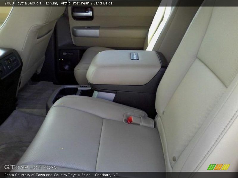 Arctic Frost Pearl / Sand Beige 2008 Toyota Sequoia Platinum