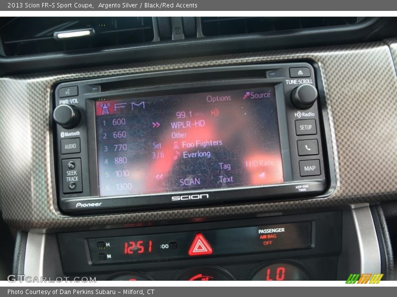 Argento Silver / Black/Red Accents 2013 Scion FR-S Sport Coupe