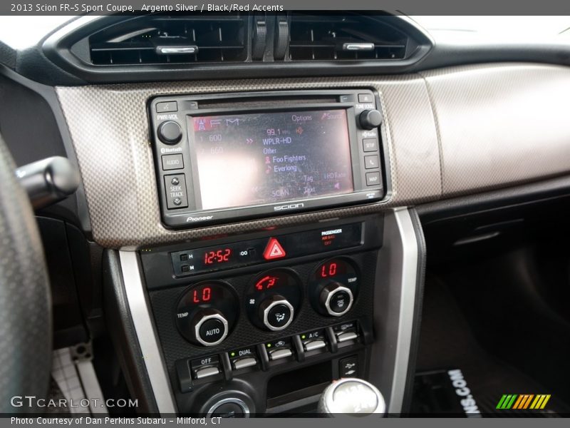 Argento Silver / Black/Red Accents 2013 Scion FR-S Sport Coupe