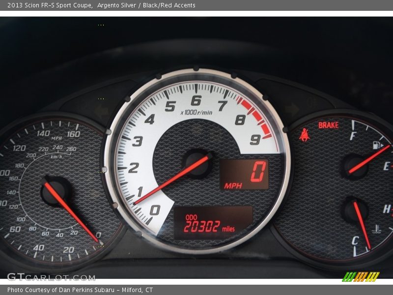 Argento Silver / Black/Red Accents 2013 Scion FR-S Sport Coupe