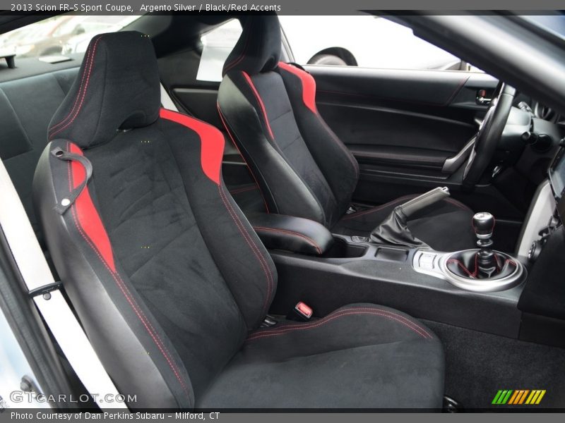 Argento Silver / Black/Red Accents 2013 Scion FR-S Sport Coupe