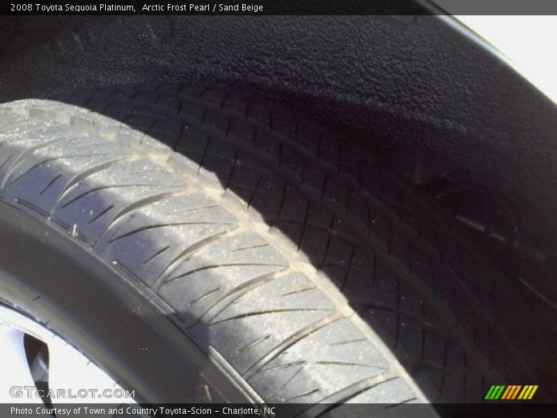 Arctic Frost Pearl / Sand Beige 2008 Toyota Sequoia Platinum