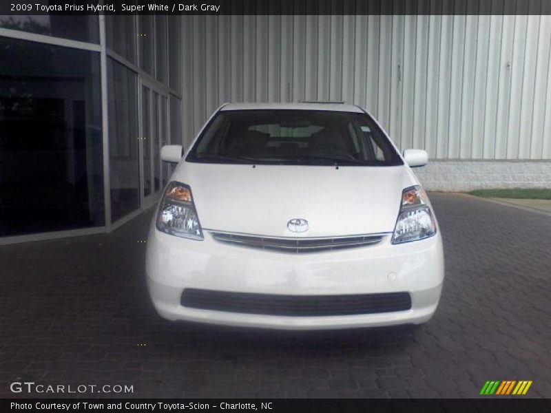 Super White / Dark Gray 2009 Toyota Prius Hybrid