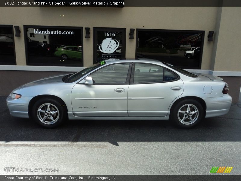 Galaxy Silver Metallic / Graphite 2002 Pontiac Grand Prix GT Sedan