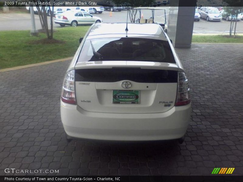 Super White / Dark Gray 2009 Toyota Prius Hybrid