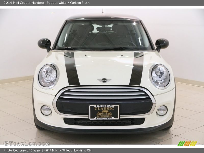 Pepper White / Carbon Black 2014 Mini Cooper Hardtop