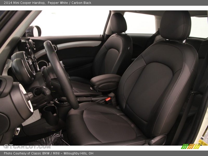Pepper White / Carbon Black 2014 Mini Cooper Hardtop
