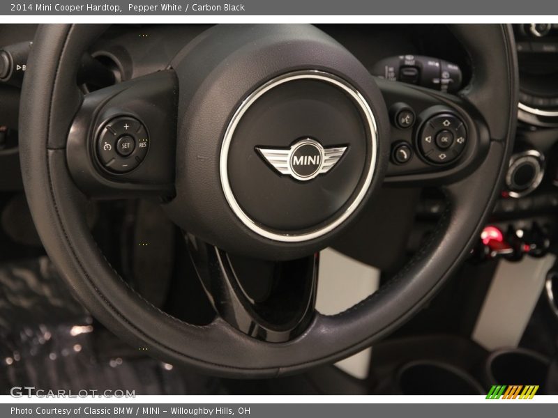 Pepper White / Carbon Black 2014 Mini Cooper Hardtop
