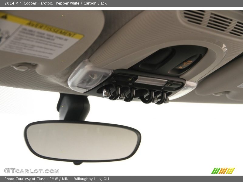 Pepper White / Carbon Black 2014 Mini Cooper Hardtop