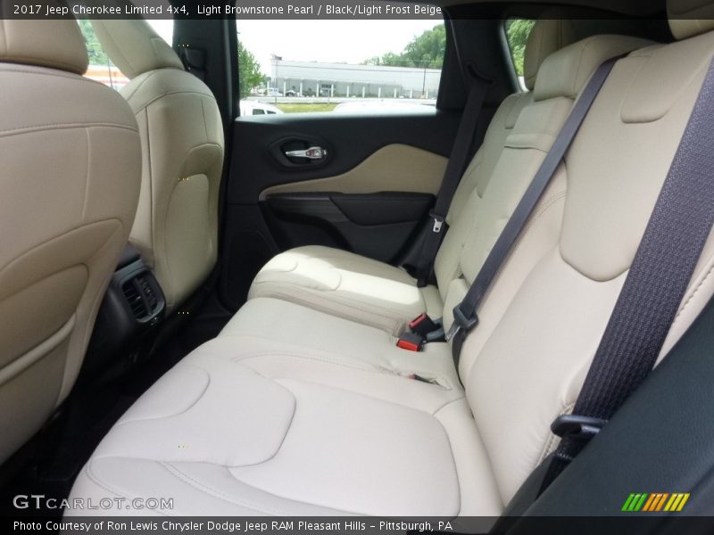 Light Brownstone Pearl / Black/Light Frost Beige 2017 Jeep Cherokee Limited 4x4