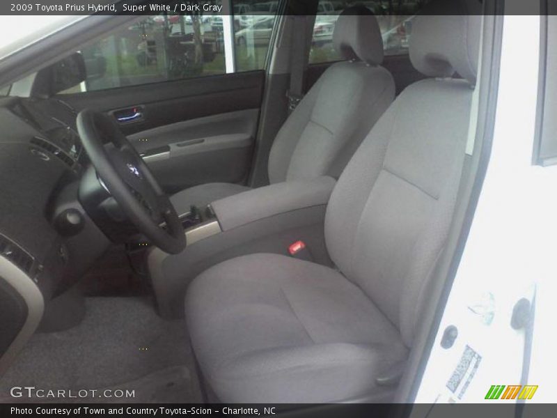 Super White / Dark Gray 2009 Toyota Prius Hybrid