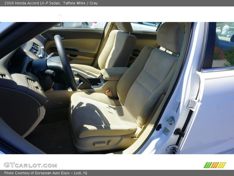Taffeta White / Gray 2009 Honda Accord LX-P Sedan