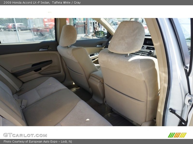 Taffeta White / Gray 2009 Honda Accord LX-P Sedan