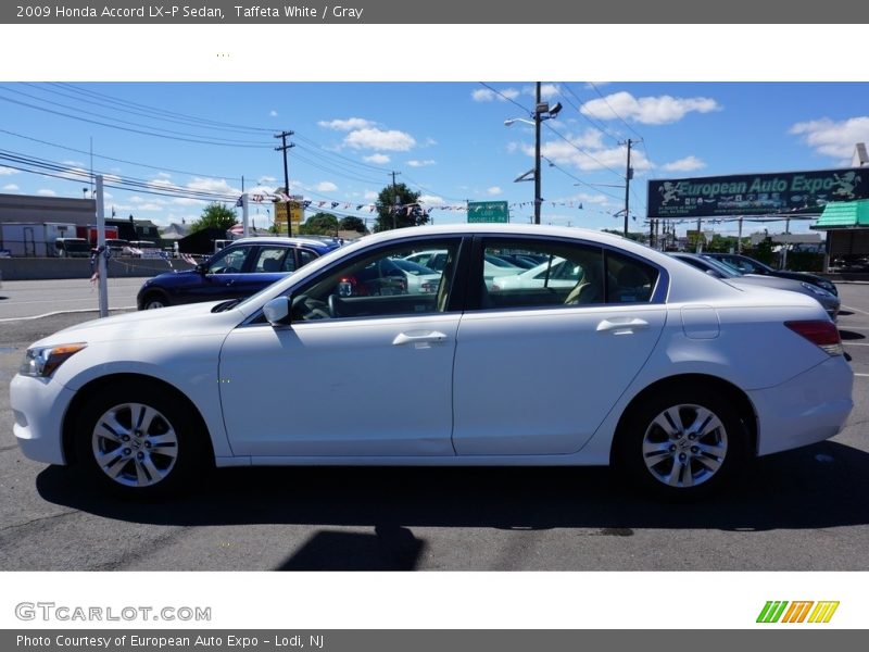 Taffeta White / Gray 2009 Honda Accord LX-P Sedan