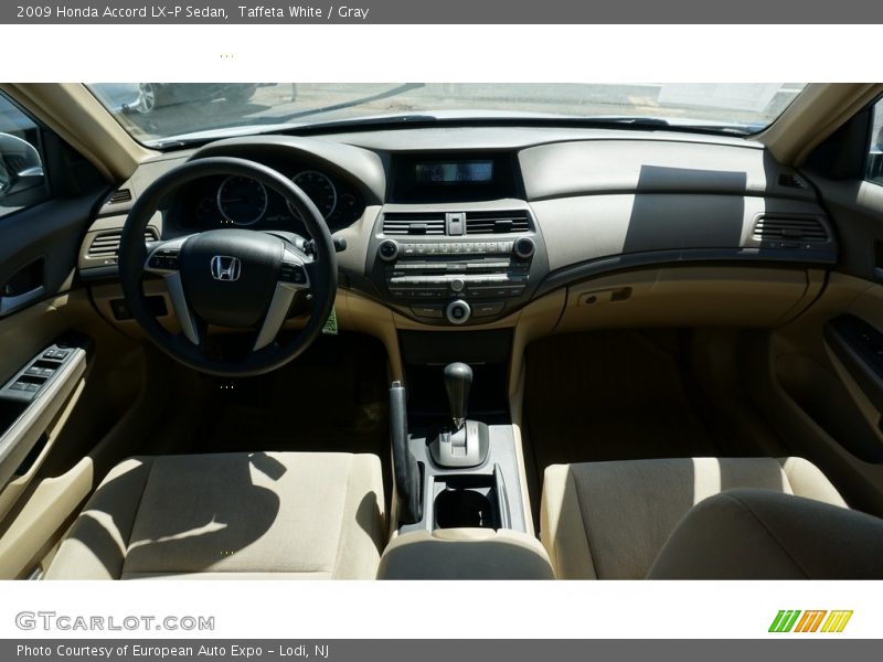 Taffeta White / Gray 2009 Honda Accord LX-P Sedan
