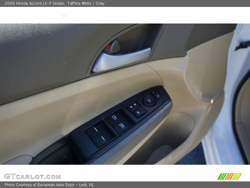 Taffeta White / Gray 2009 Honda Accord LX-P Sedan