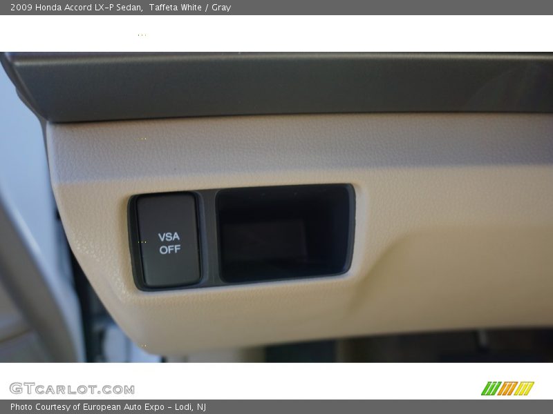 Taffeta White / Gray 2009 Honda Accord LX-P Sedan