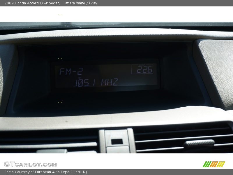 Taffeta White / Gray 2009 Honda Accord LX-P Sedan