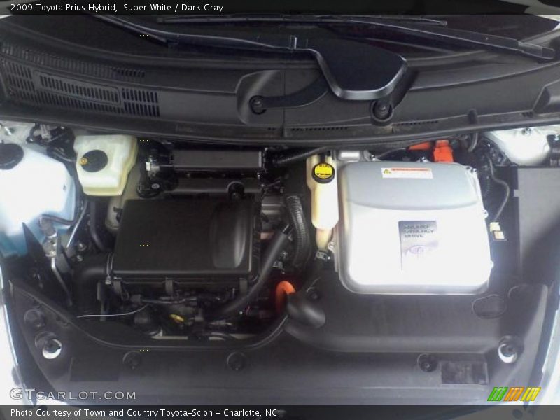 Super White / Dark Gray 2009 Toyota Prius Hybrid