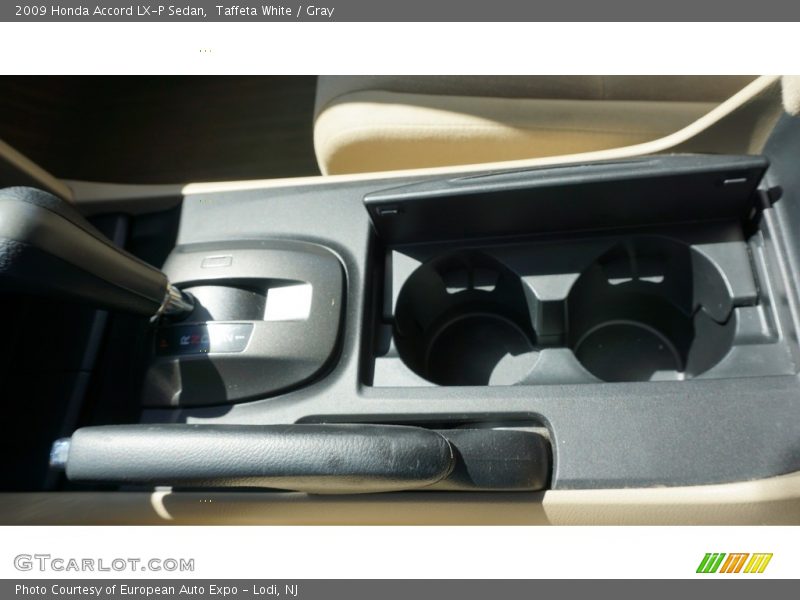 Taffeta White / Gray 2009 Honda Accord LX-P Sedan