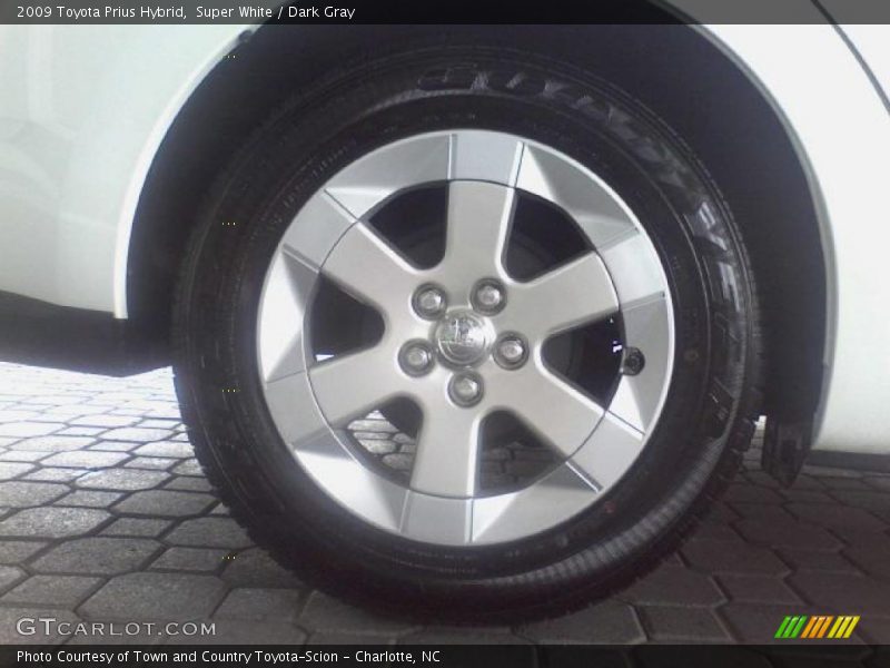 Super White / Dark Gray 2009 Toyota Prius Hybrid
